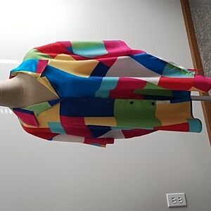 **4/$20** NWOT Allison Daley Women's Color block Blouse
